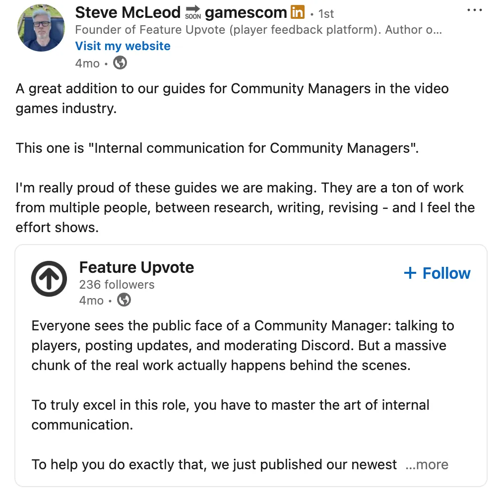 Feature Upvote comparison guide traffic growth